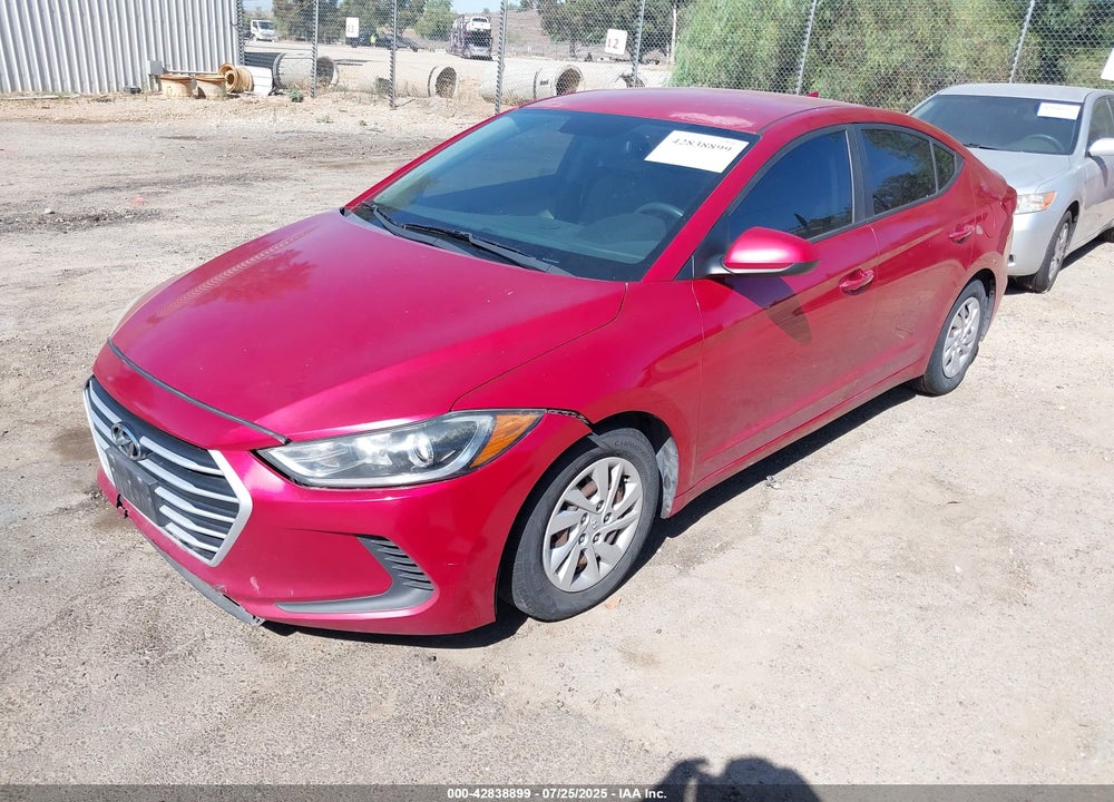 2017 HYUNDAI ELANTRA VIN: 5NPD74LF6HH145787