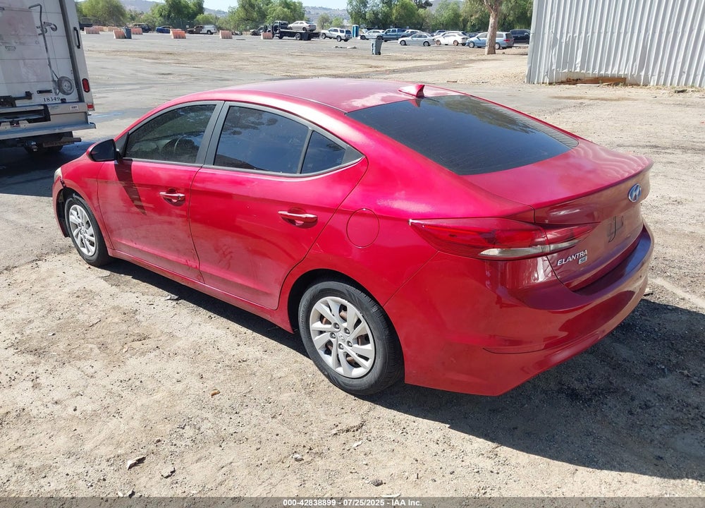 2017 HYUNDAI ELANTRA VIN: 5NPD74LF6HH145787
