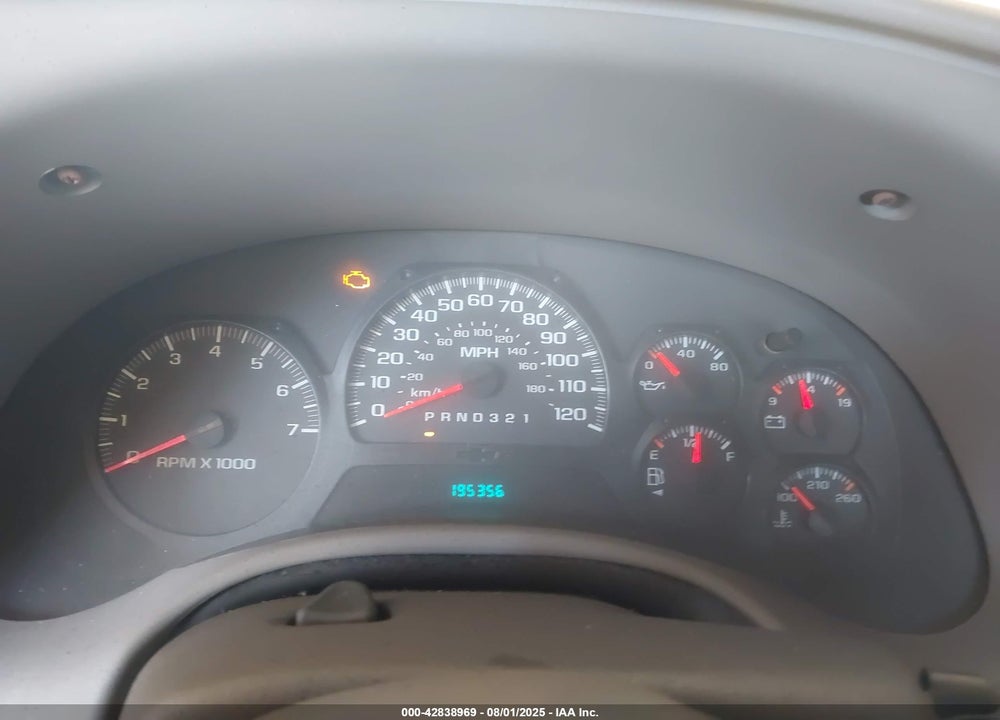 2008 CHEVROLET TRAILBLAZER FLEET VIN: 1GNDS13S082260677