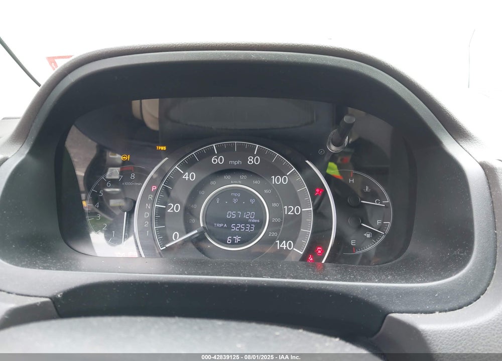 2013 HONDA CR-V EX VIN: 3CZRM3H55DG705403