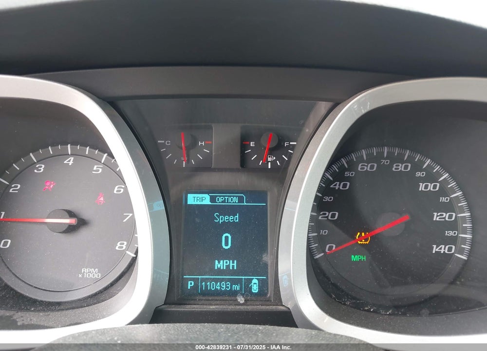 2014 CHEVROLET EQUINOX VIN: 1GNFLEEK8EZ118476