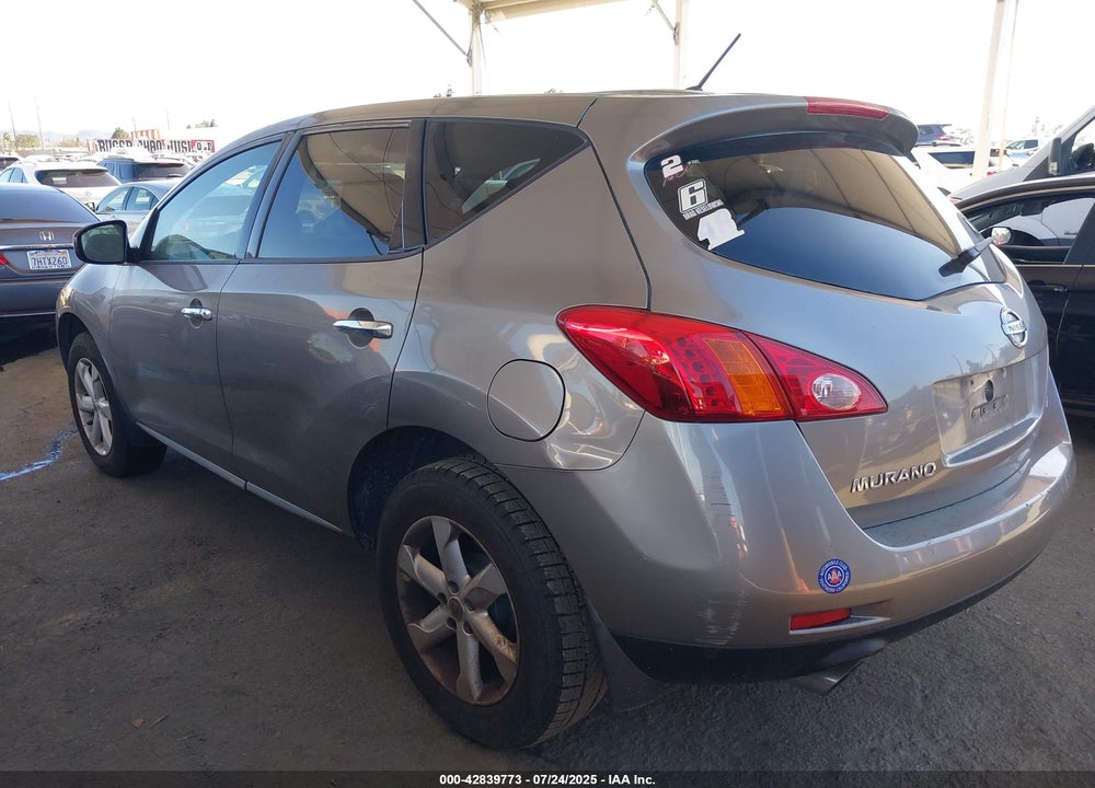2010 NISSAN MURANO VIN: JN8AZ1MW7AW135865
