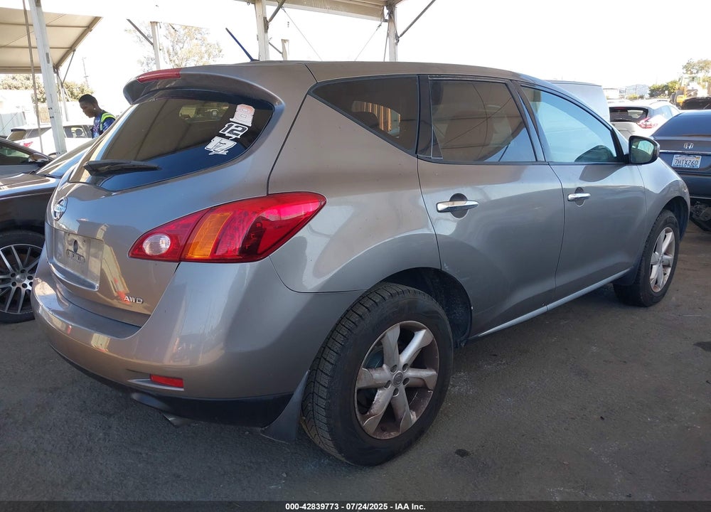 2010 NISSAN MURANO VIN: JN8AZ1MW7AW135865