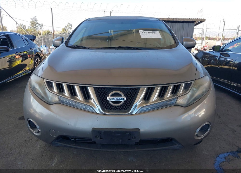 2010 NISSAN MURANO VIN: JN8AZ1MW7AW135865