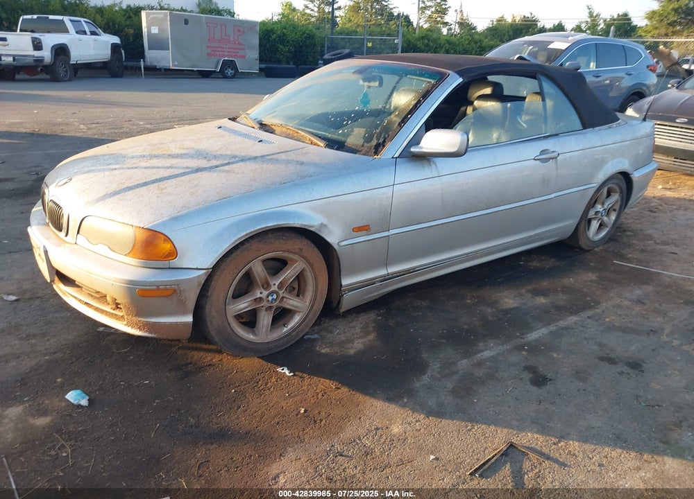 2003 BMW 325CI VIN: WBABS33403PG91156