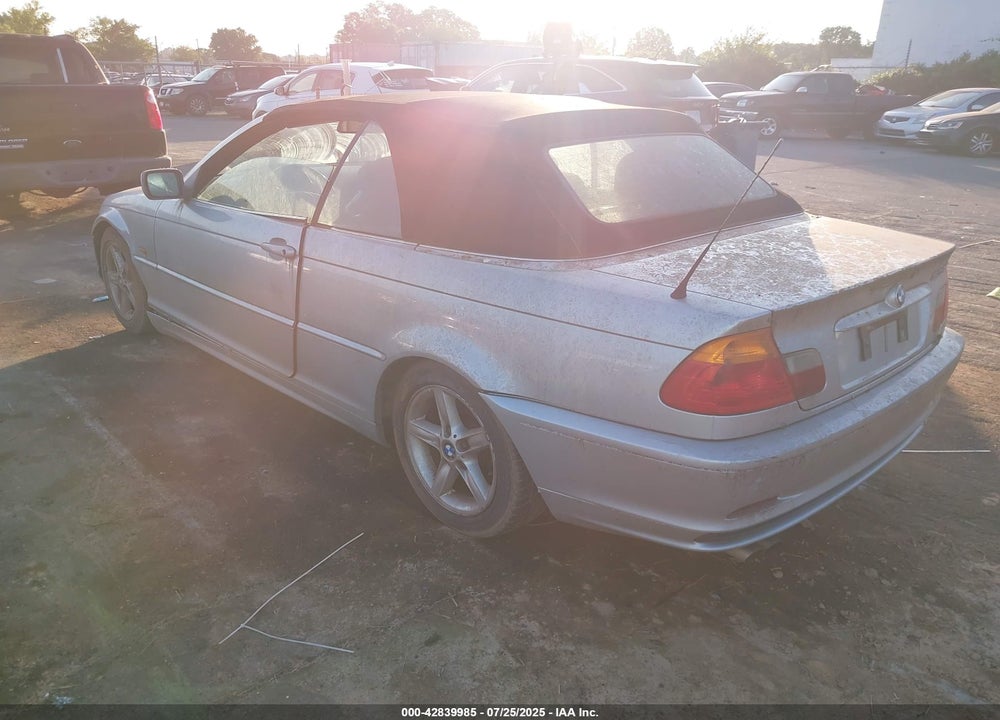 2003 BMW 325CI VIN: WBABS33403PG91156