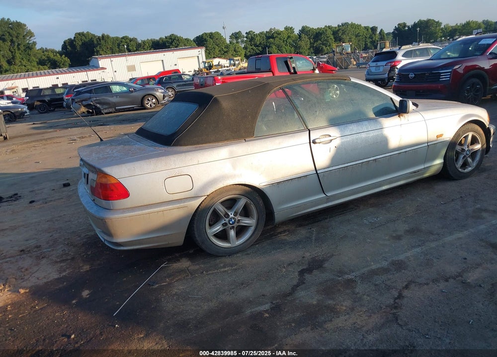 2003 BMW 325CI VIN: WBABS33403PG91156