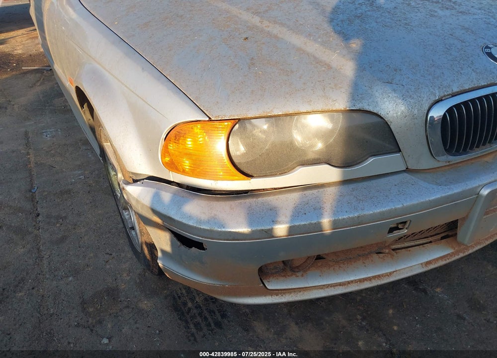 2003 BMW 325CI VIN: WBABS33403PG91156