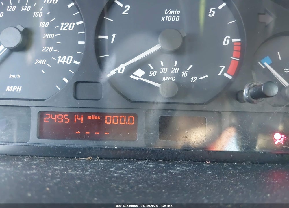 2003 BMW 325CI VIN: WBABS33403PG91156