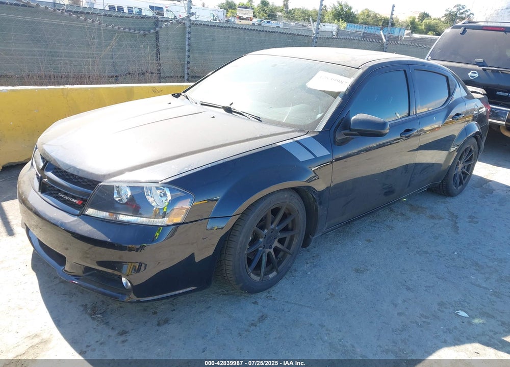 2013 DODGE AVENGER VIN: 1C3CDZBGXDN742175