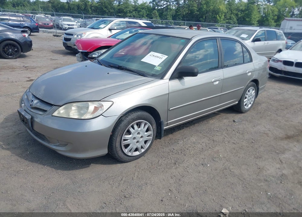 2005 HONDA CIVIC VIN: 2HGES16535H596301