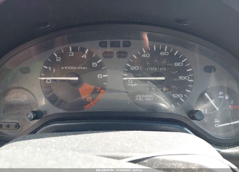 1997 HONDA .DEL SOL VIN: JHMEH6160VS006041