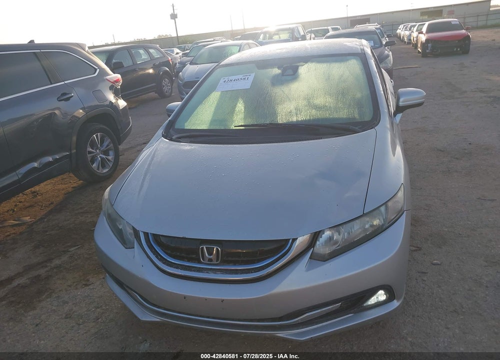 2015 HONDA CIVIC HYBRID VIN: 19XFB4F23FE001955