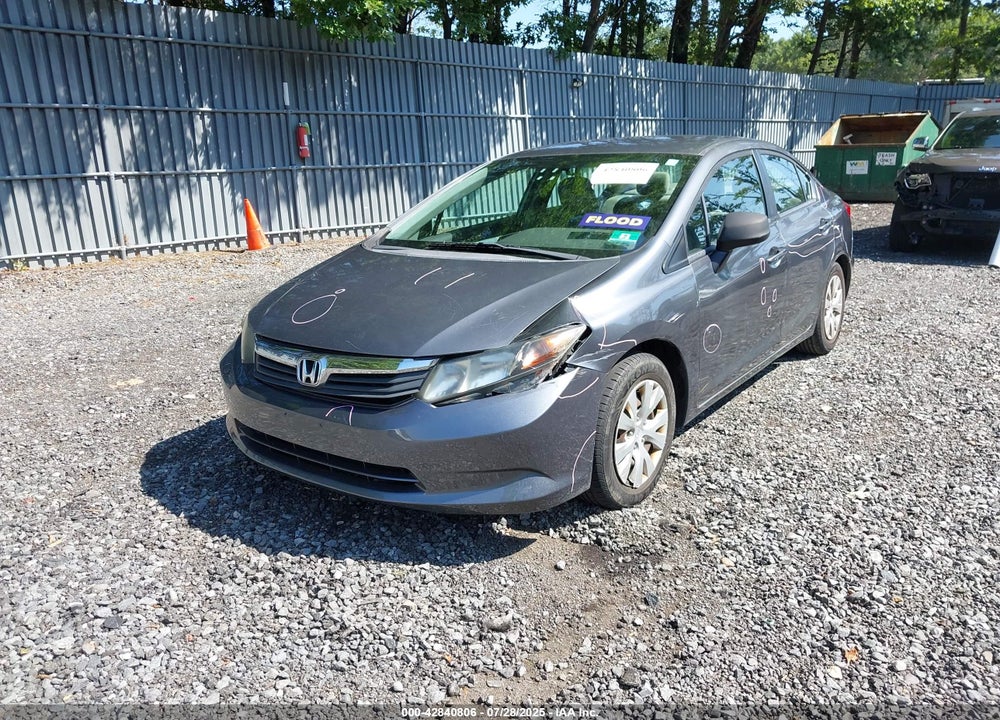 2012 HONDA CIVIC VIN: 2HGFB2F50CH315241