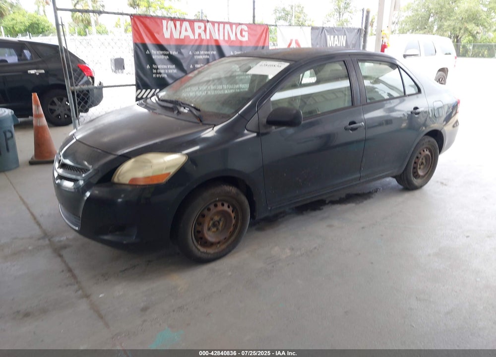 2007 TOYOTA YARIS VIN: JTDBT923371007167