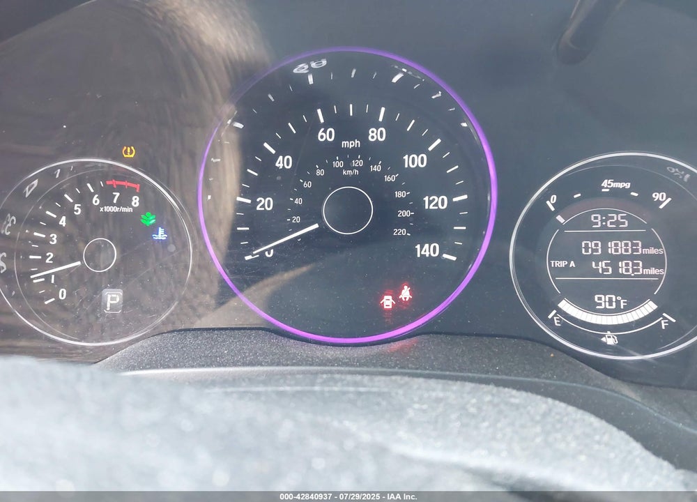 2016 HONDA HR-V VIN: 3CZRU5H33GM745978