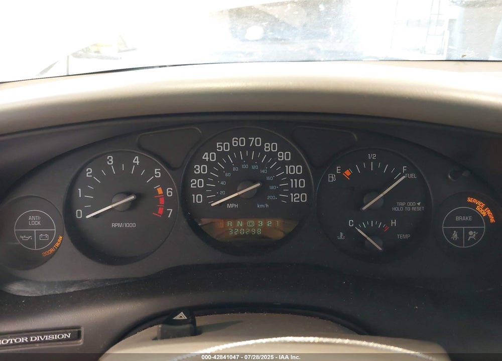 2000 BUICK REGAL VIN: 2G4WB52K2Y1117753