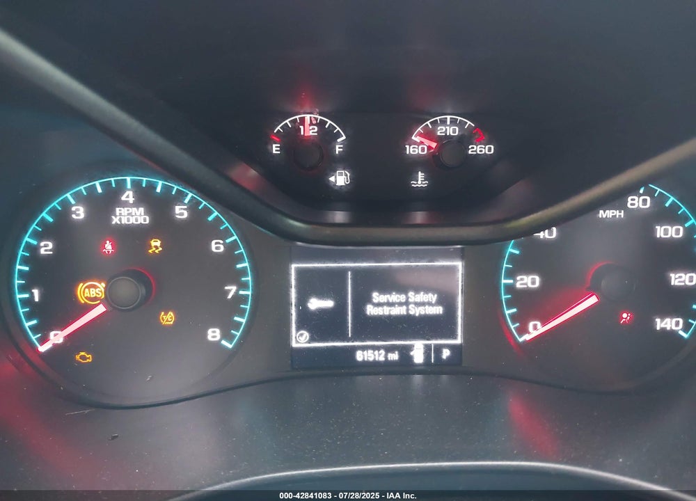 2019 CHEVROLET COLORADO VIN: 1GCGTBEN0K1339912