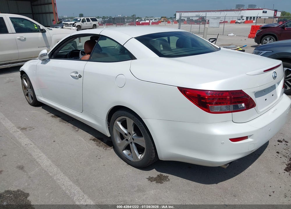 2012 LEXUS IS 350C VIN: JTHFE2C29C2508625