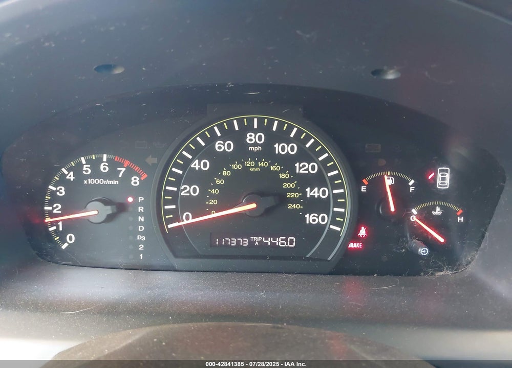 2005 HONDA ACCORD 2.4 EX VIN: 1HGCM567X5A176401