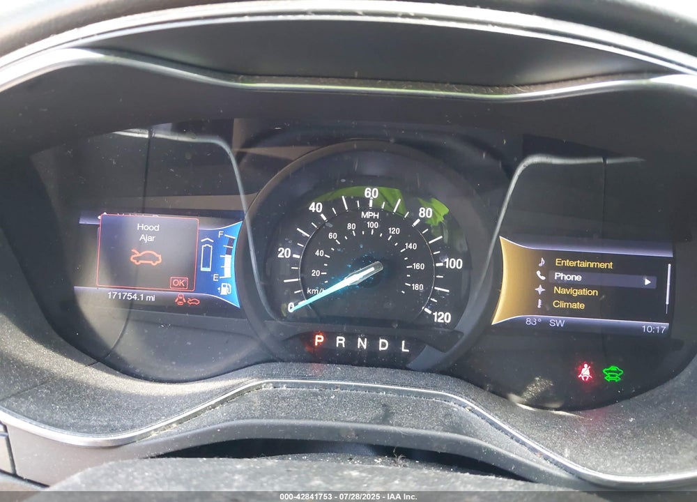 2013 FORD FUSION VIN: 3FA6P0SU7DR247002