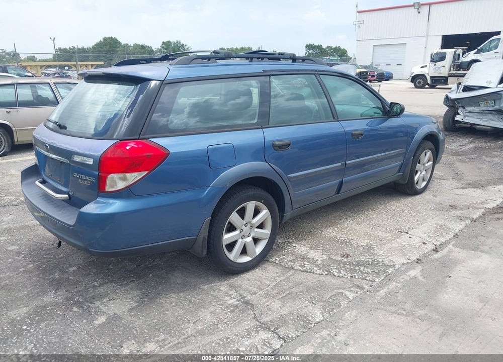 2008 SUBARU OUTBACK VIN: 4S4BP61C087361887