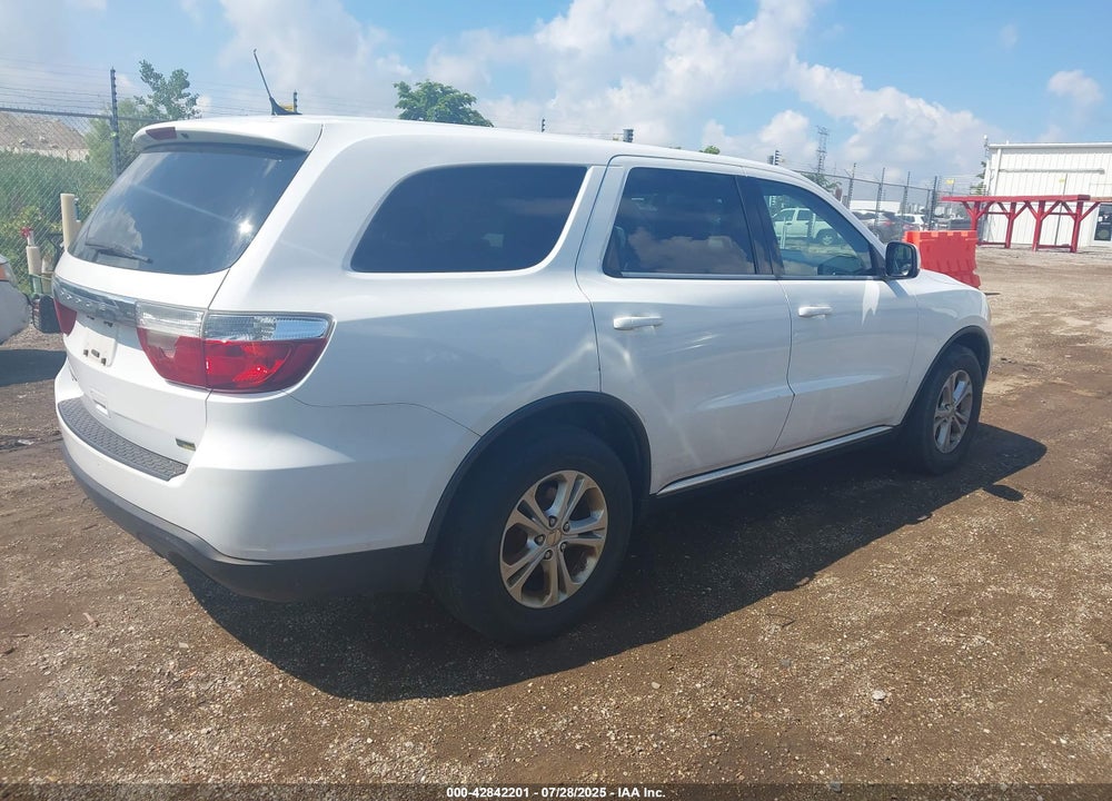 2013 DODGE DURANGO VIN: 1C4RDJAG8DC698844