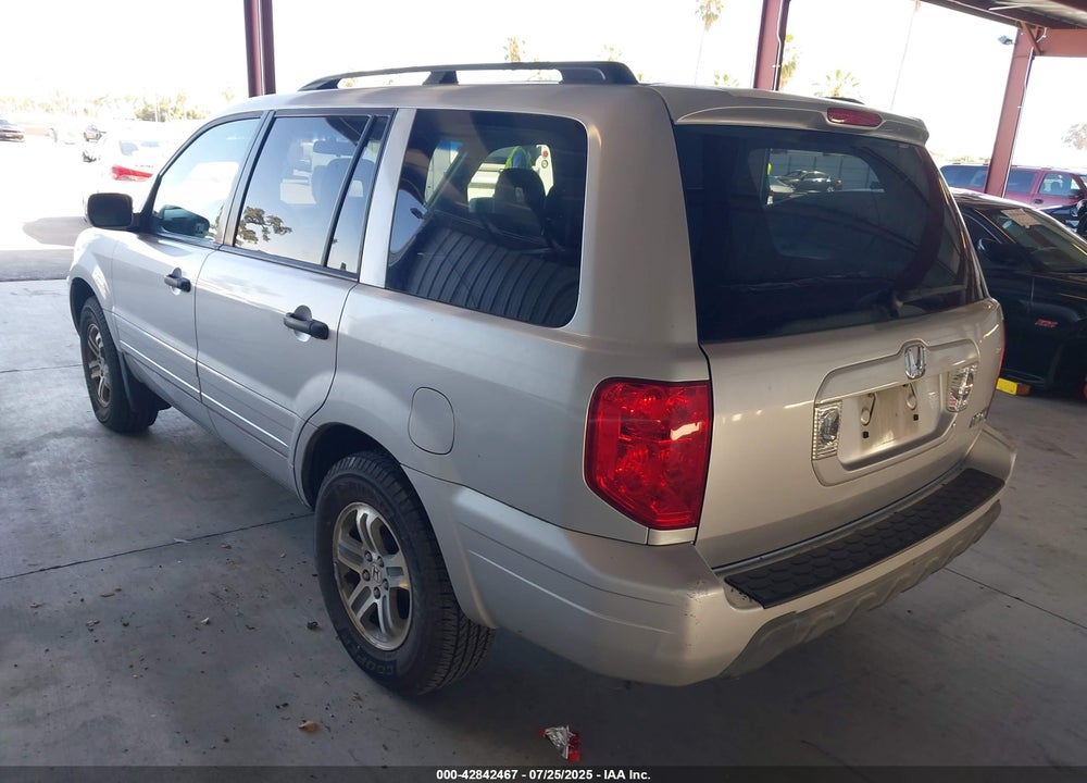 2005 HONDA PILOT EX-L VIN: 5FNYF18695B067009