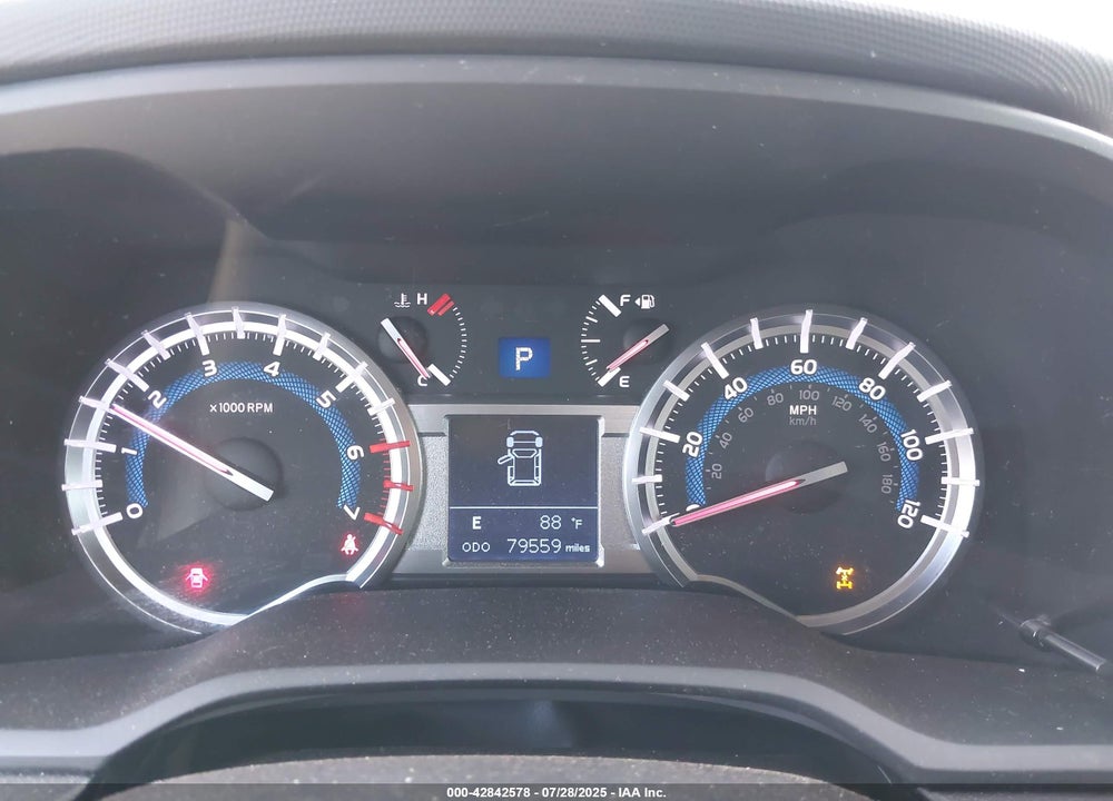 2019 TOYOTA 4RUNNER VIN: JTEBU5JR2K5700076
