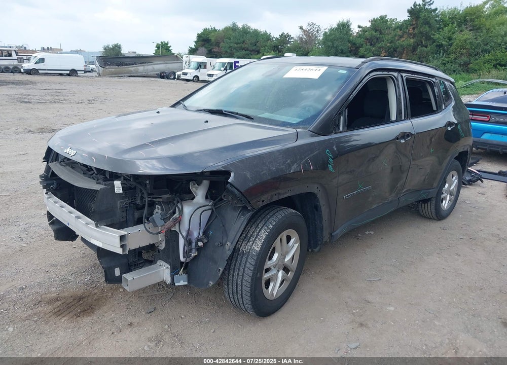2018 JEEP COMPASS SPORT FWD VIN: 3C4NJCAB5JT124631