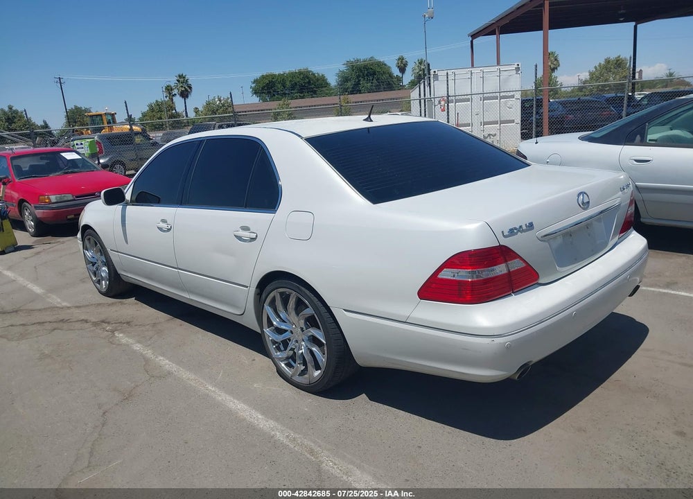 2005 LEXUS LS 430 VIN: JTHBN36F855027494