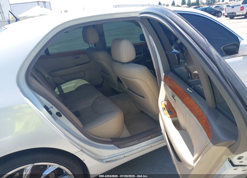2005 LEXUS LS 430 VIN: JTHBN36F855027494
