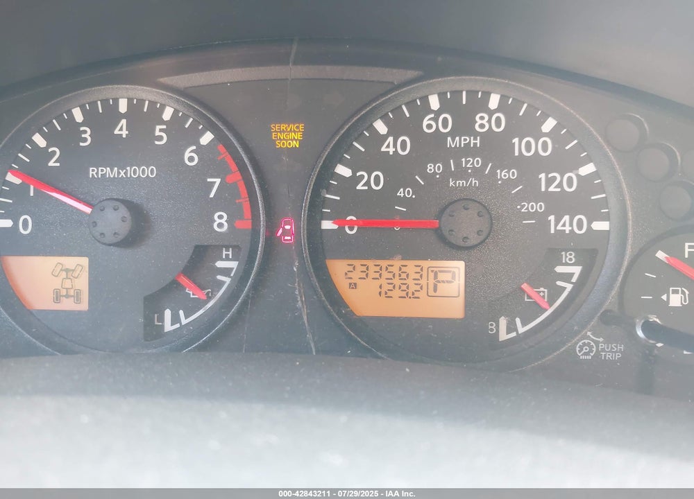 2008 NISSAN FRONTIER VIN: 1N6AD07W38C447822