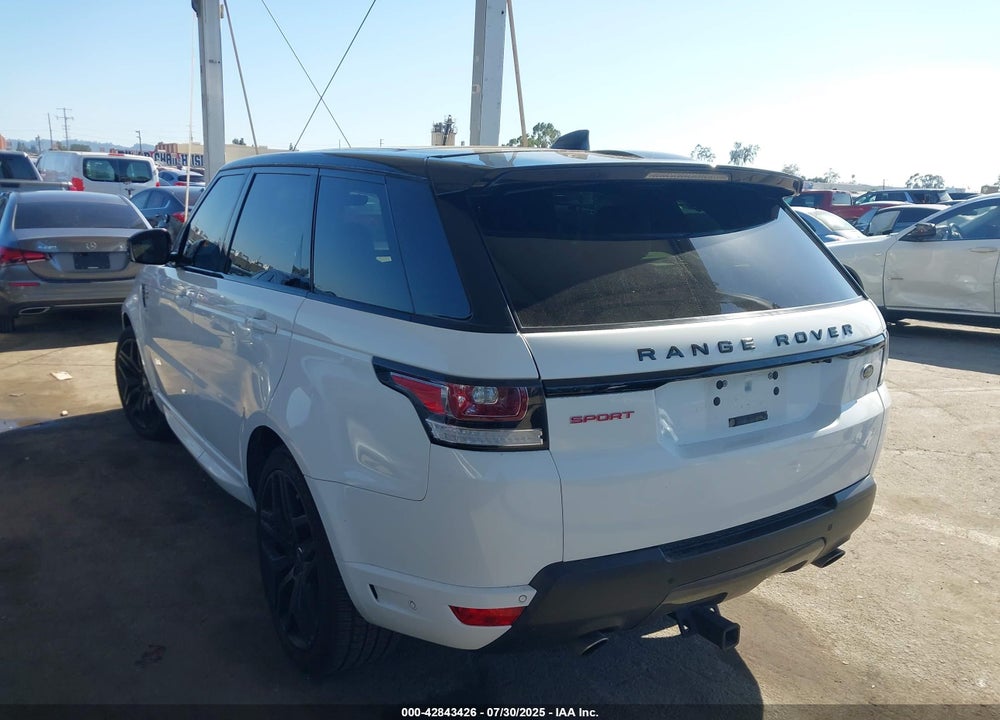 2017 LAND ROVER RANGE ROVER SPORT VIN: SALWV2FV9HA144686