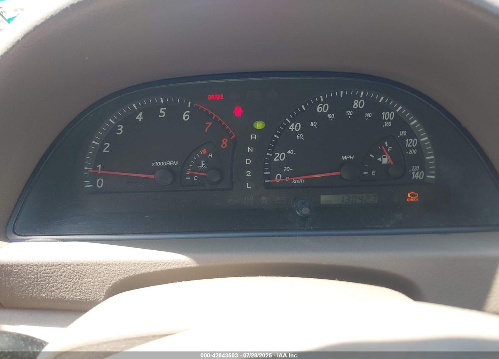 2003 TOYOTA CAMRY LE VIN: 4T1BE32K43U674977