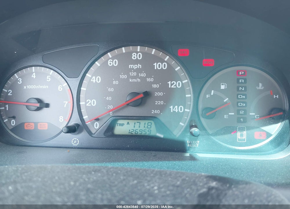 2001 HONDA ACCORD 2.3 EX VIN: 1HGCG325X1A025925