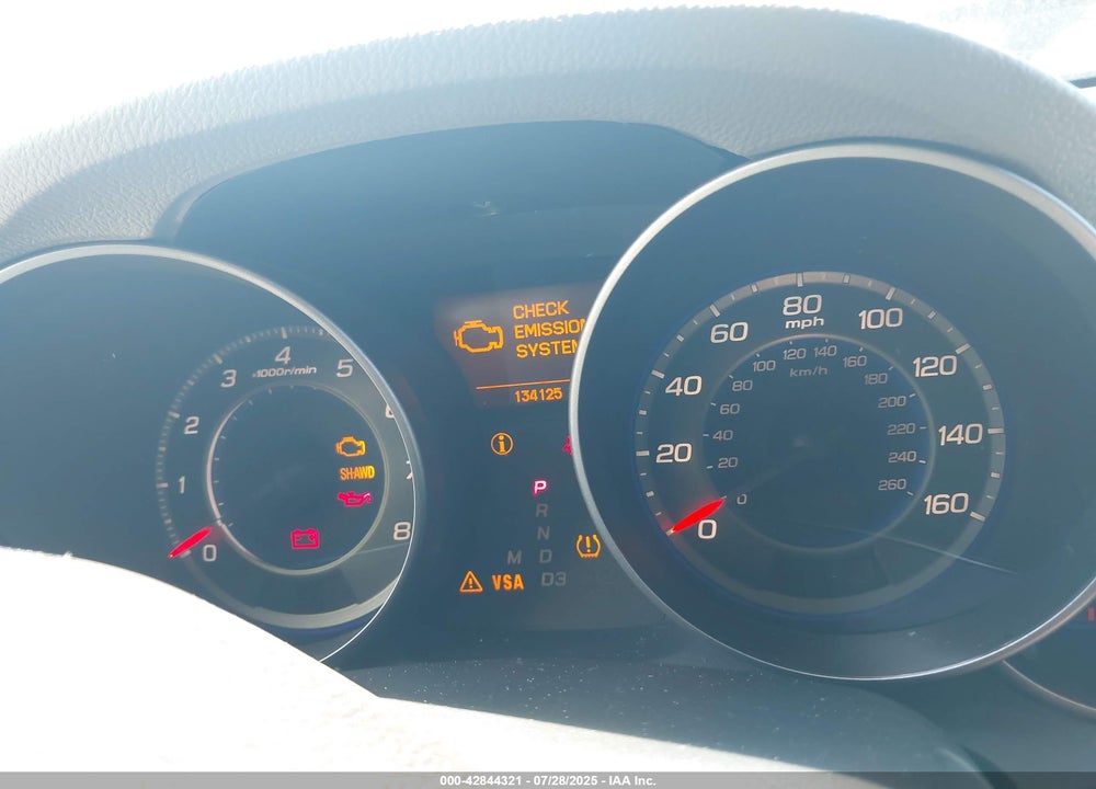 2008 ACURA MDX VIN: 2HNYD28498H542421