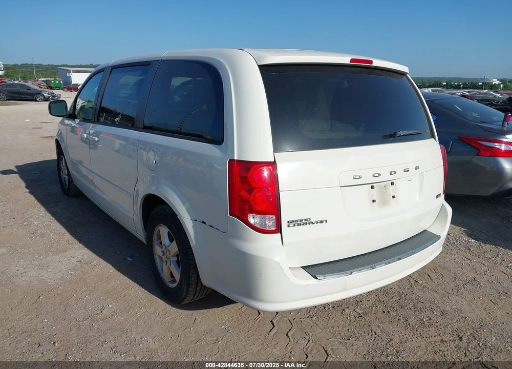2012 DODGE GRAND CARAVAN SXT VIN: 2C4RDGCGXCR309868