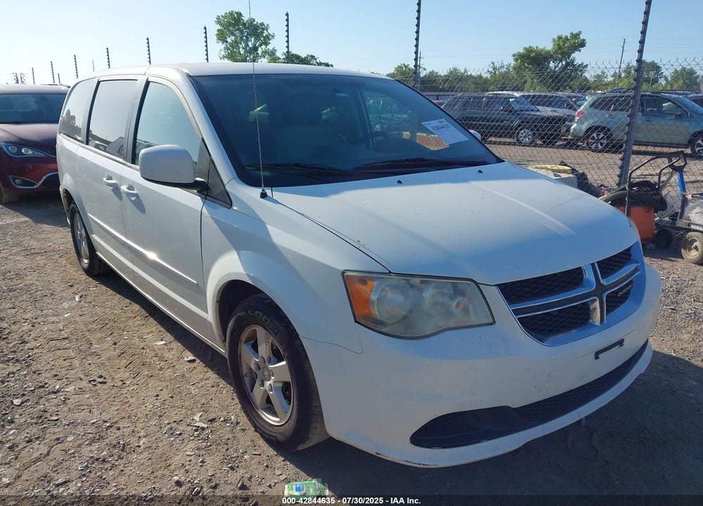 2012 DODGE GRAND CARAVAN SXT VIN: 2C4RDGCGXCR309868