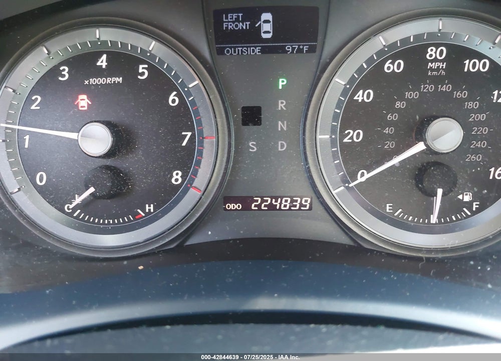 2007 LEXUS ES350 VIN: JTHBJ46G172046838