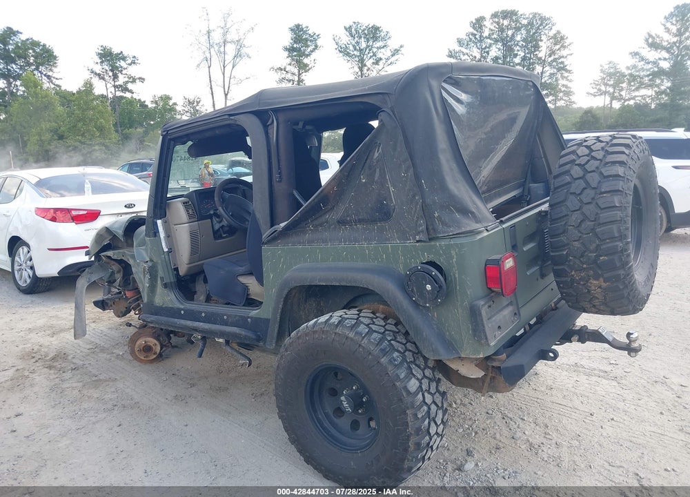 2003 JEEP WRANGLER SE VIN: 1J4FA29133P303827