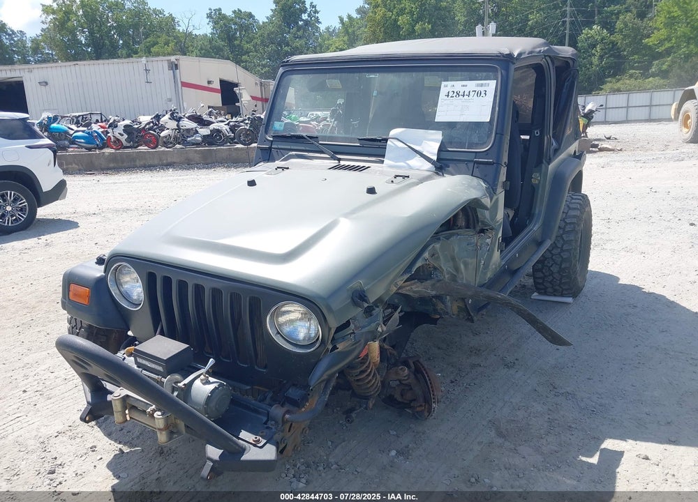 2003 JEEP WRANGLER SE VIN: 1J4FA29133P303827