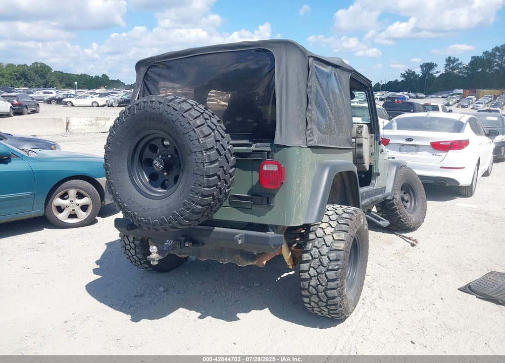 2003 JEEP WRANGLER SE VIN: 1J4FA29133P303827