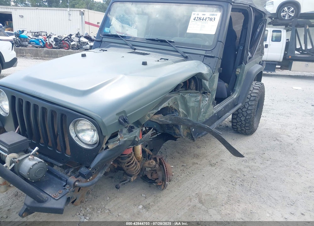 2003 JEEP WRANGLER SE VIN: 1J4FA29133P303827