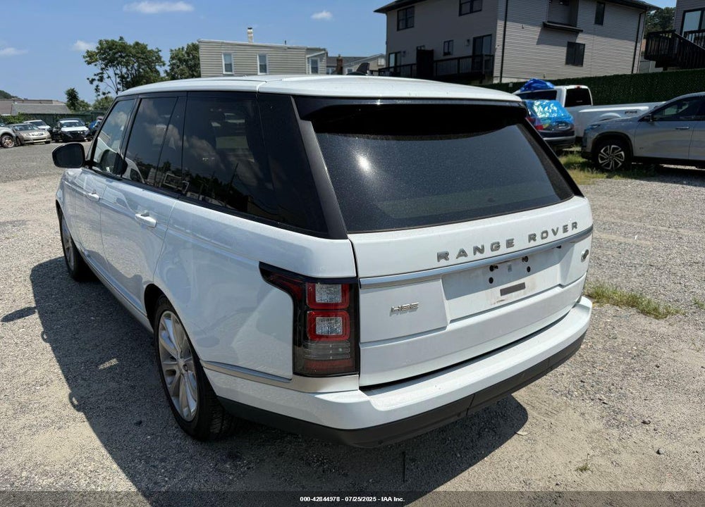 2016 LAND ROVER RANGE ROVER VIN: SALGS2VF9GA278734