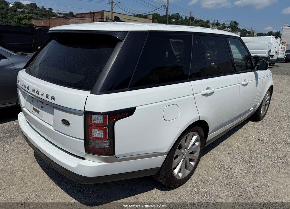 2016 LAND ROVER RANGE ROVER VIN: SALGS2VF9GA278734