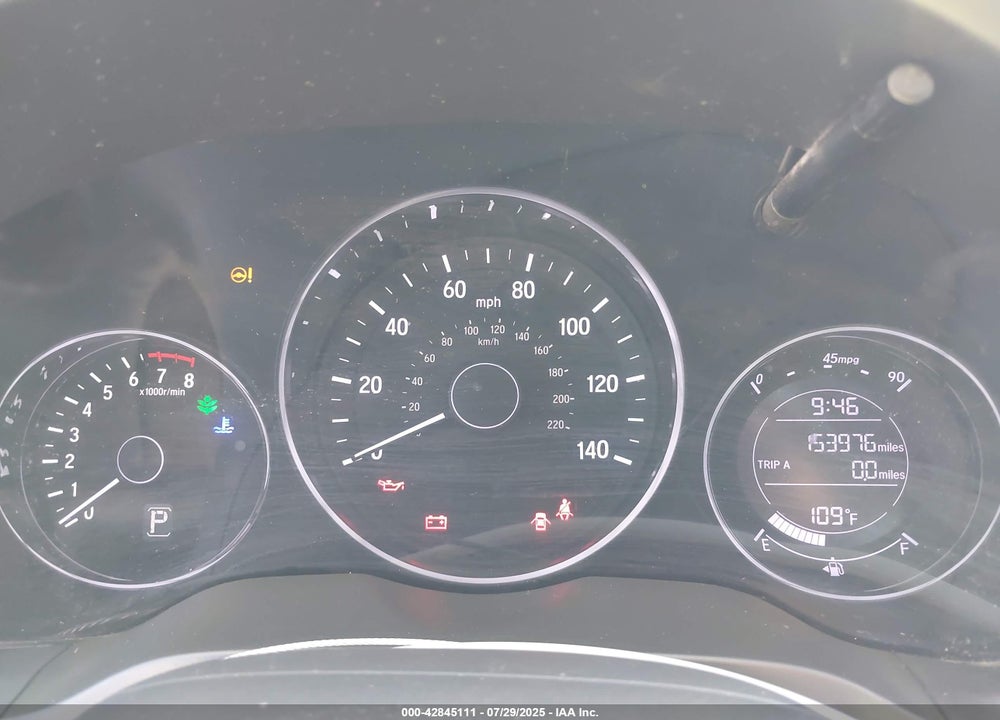 2018 HONDA HR-V VIN: 3CZRU5H34JM711264