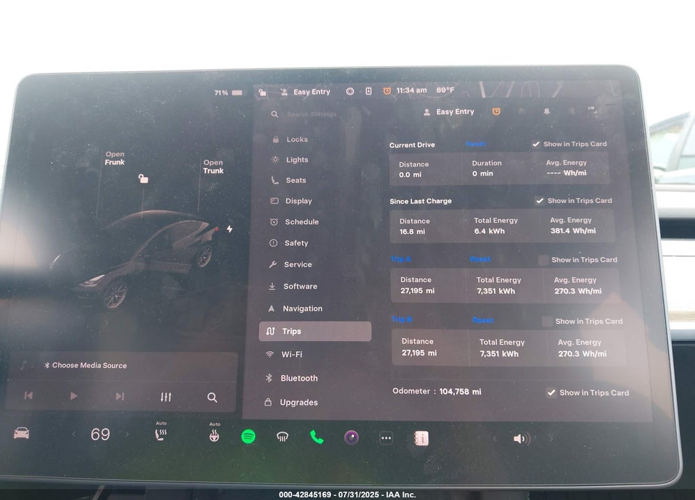 2022 TESLA MODEL 3 LONG RANGE DUAL MOTOR ALL-WHEEL DRIVE VIN: 5YJ3E1EB8NF104629