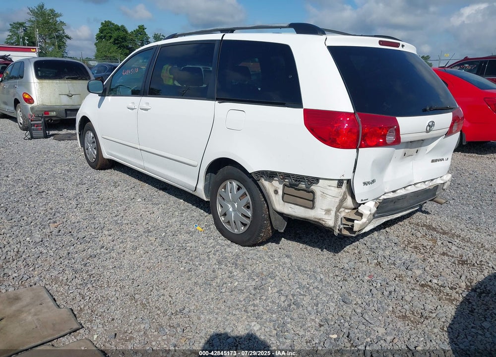 2008 TOYOTA SIENNA LE VIN: 5TDZK23C58S137592