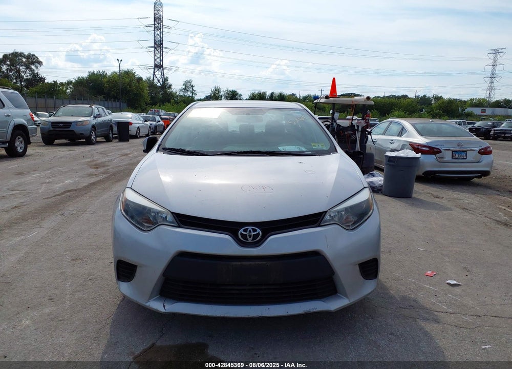2014 TOYOTA COROLLA LE VIN: 2T1BURHE3EC215466